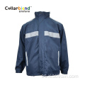 Chaqueta reflectante personalizada azul marino